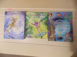 Dreamscapes Drawling Faeries, Watercolor Fairies Lot of 3 Books - Picture 1 of 10