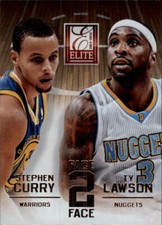2013-14 Elite Basketball Face 2 Face #7 Stephen Curry Ty Lawson