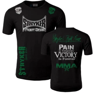 Stryker Shorts Sleeve Shirt MMA UFC nhb bjj Muay Thai Boxing Fight Shop Gear - Picture 1 of 7