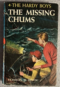 Hardy Boys ︱The Missing Chums ︱F W Dixon ︱Dark Blue Cover (1962) - Foto 1 di 21