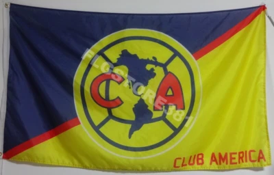 Bandera Bandera Club América 3x5 pies México Fútbol Bandera  Foto 1 de 3