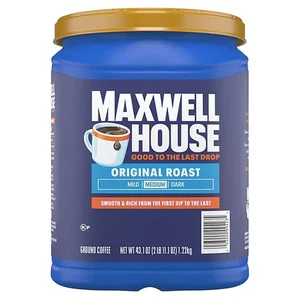 Café molido medio tostado original Maxwell House, 43,1 oz - Imagen 1 de 9