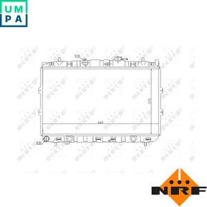RADIATOR ENGINE COOLING 53819 FOR KIA G4ED/G4GR 1.6L G4GC 2.0L G4FC 1.6L 4cyl - Picture 1 of 8
