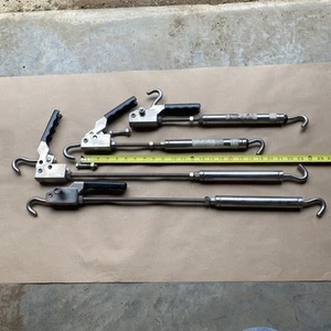 Anchor Guard cushioned truck camper Quick Release tie downs USED stainless steel - Picture 1 of 18