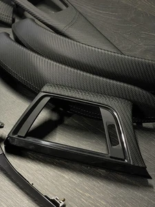 BMW F30 F31 F32 F36 F80 F82 CARBON LEATHER interior trim set kit LHD - Picture 1 of 9
