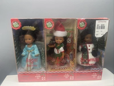 Barbie Kelly Club 2001 afroamericano, Tommy Snowman Desiree Angel Kelly Elf Foto 1 de 4