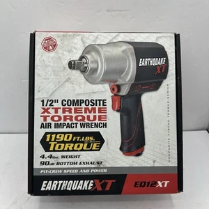 Earthquake 1/2" Composite Xtreme Torque Air Impact Wrench EQ12XT EUC - Picture 1 of 6