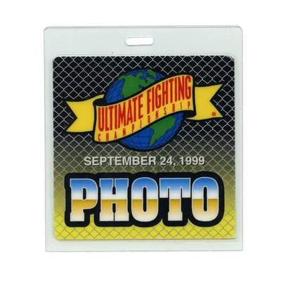 De colección UFC 22 Foto Credencial Pass 1999 Frank Shamrock Tito Ortiz Matt Hughes MMA Foto 1 de 4