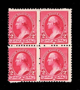 MOMEN: US STAMPS #220a INTACT BLOCK OF 4 MINT OG NH LOT #95235* - Picture 1 of 2