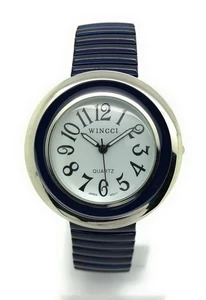 Reloj de moda de cuarzo Wincci para damas con banda elástica elástica elástica fácil de leer números - Imagen 1 de 13