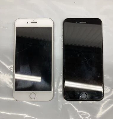 Lote 2 Apple iPhone 6 - 16 GB - Negro/Blanco "SOLO PIEZAS" Buen Estado. g069 Foto 1 de 4