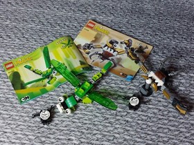 LEGO MIXELS: Gox (41536) & LEGO MIXELS: Slusho (41550) with Instructions Complete