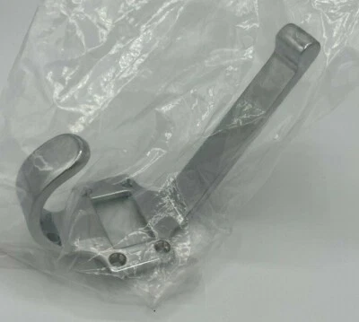 Rejuvenation Hardware Label Holder Double Hook Polished Chrome C9433  - Image 1 of 2