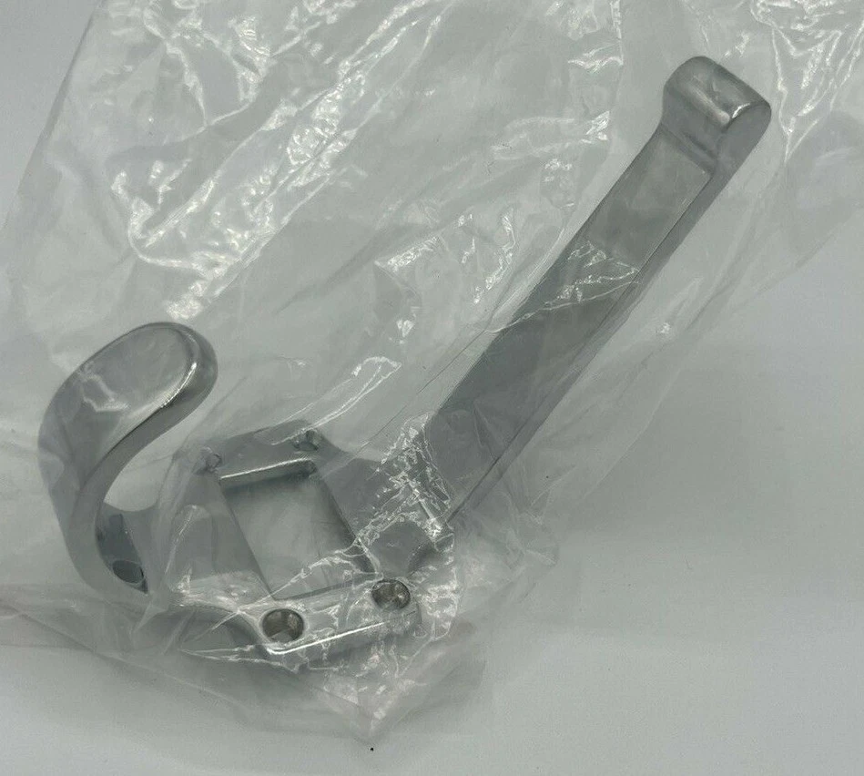 Rejuvenation Hardware Label Holder Double Hook Polished Chrome C9433  - Image 1 of 2