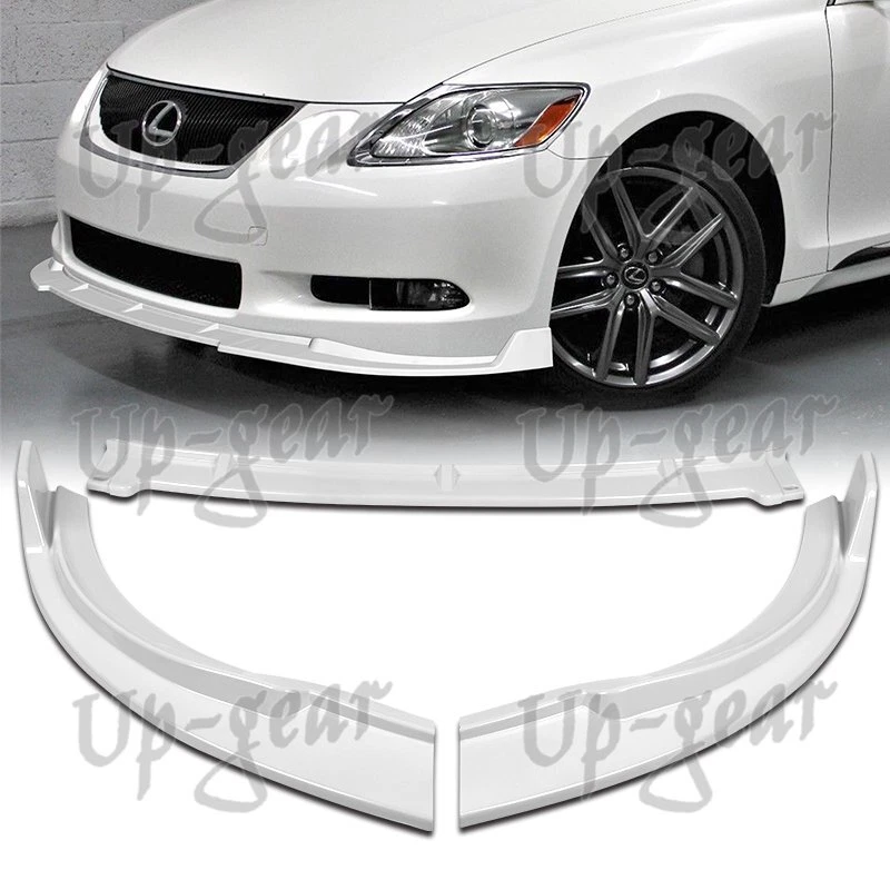 Parachoques delantero pintado blanco para Lexus GS300 GS350 2006 2007 estilo STP alerón labio Foto 1 de 4