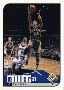 1998-99 Upper Deck UD Choice Preview #56 - Reggie Miller - Picture 1 of 2