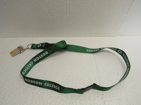 Boston Celtics Breakaway Lanyard 24 Inch with Detachable Key Chain Ring Cover