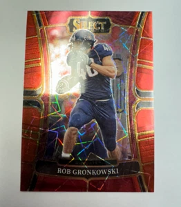 2023 Panini Select Draft Picks Rob Gronkowski Red Lazer Prizm #77 - Bild 1 von 2