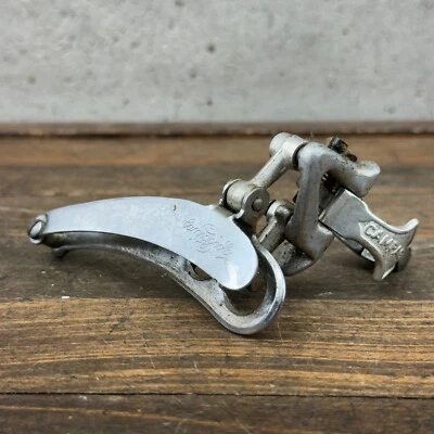 Desviador delantero Campagnolo Record de colección tracción inferior 28,6 mm temprano sin labio A6 Foto 1 de 4