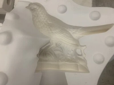 Vintage 1980 Ceramic Mold Robin Bird & Nest W. Eggs Gator Mold Co. Slip Casting - Image 1 of 4