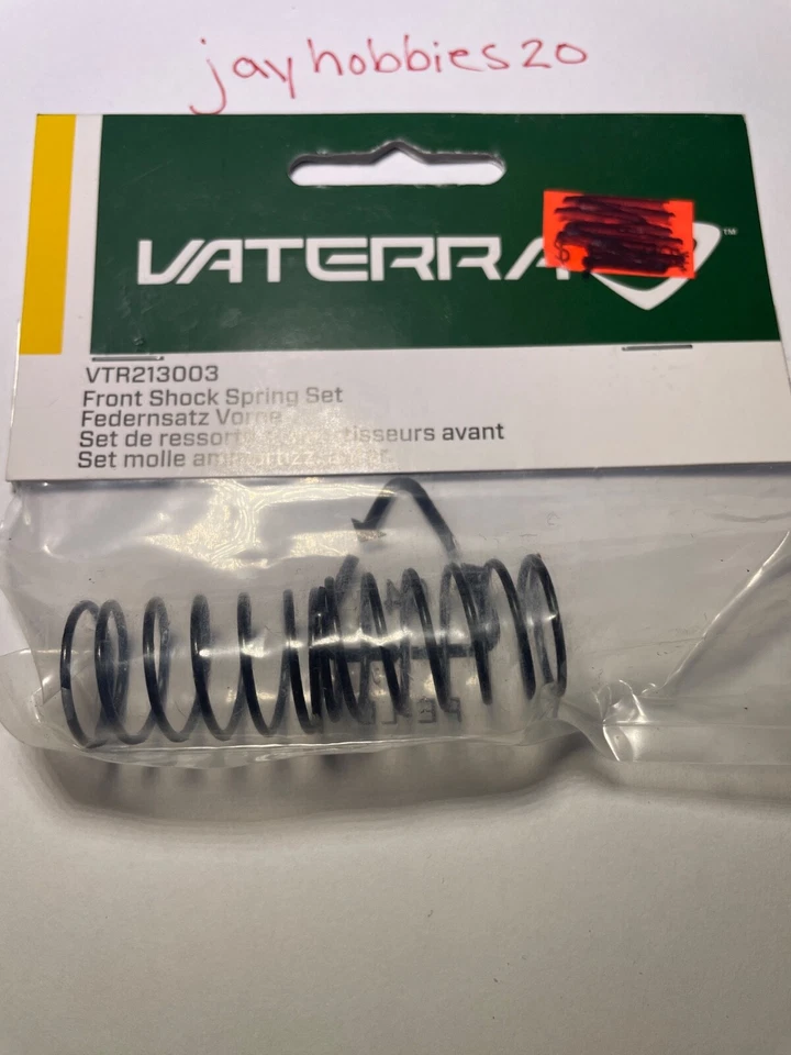 Vaterra # 213003   Front Shock Spring Set, Medium: 1/14 KEM, KAL, MDT, MR  MIB - Image 1 of 1