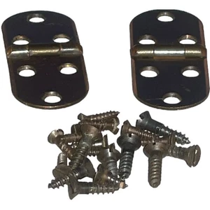 Vintage Singer Simanco Sewing Machine Original Parts Top Hinges & Screws - Picture 1 of 3