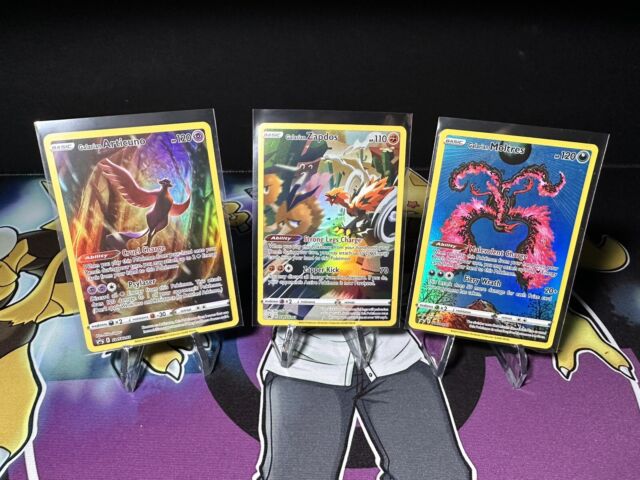 Articuno Zapdos Moltres V Pikachu ash Vmax gaming shining gx ex m mega  ultra pokemon gx ex card custom holographic ancient full art v vmax