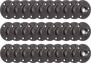 3/4" Bodenflansch, 30 Stück Rohrflansch Temperguss Rohrverschraubungen für Industrie - Bild 1 von 7