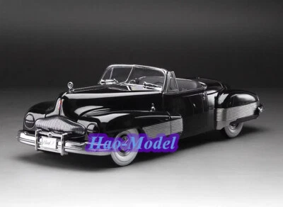 SunStar 1:18 Buick Y-Job 1938 aleación diecast modelo coche exhibición adornos negro Foto 1 de 4