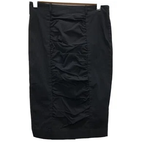 BWear BYER Collection Small Black Pencil Straight Skirt Ruched Center - Picture 1 of 8