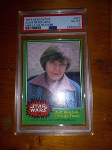 Star Wars Karte 1977 # 225 PSA 4.0 Tante beru lars Luke Skywalker Darth Vader - Bild 1 von 2