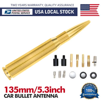 Mástil de antena dorado estilo bala de 5,3 pulgadas para Jeep Grand Cherokee 2005-2010 nuevo Foto 1 de 4