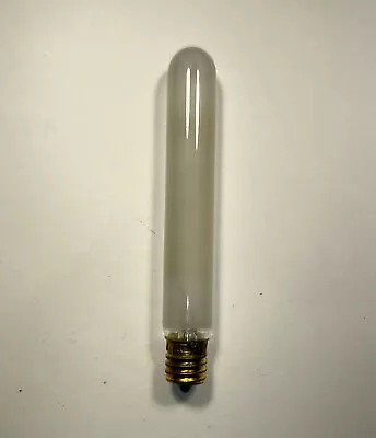 (LOT OF 5) Showcase Light Bulb T6.5 Frosted Intermediate Base 20w 130v(NEW)5.5” - Image 1 of 4