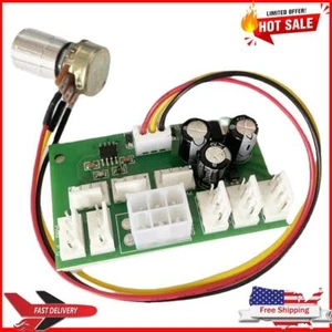 DC12V Fan Governor 3/4-Wire PWM Fan Controller Board 25khz for Computer Case Fan - Afbeelding 1 van 10