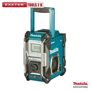 Makita MR002GZ AM/FM & Bluetooth Job Site Radio Bare Unit Blue - Picture 1 of 5