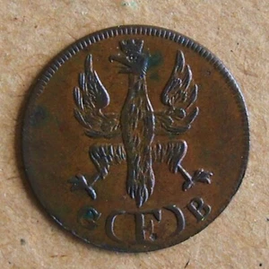 GERMANY. GERMAN STATES. FREE IMPERIAL CITY OF FRANKFURT. 1821 Copper 1 HELLER. - Picture 1 of 2