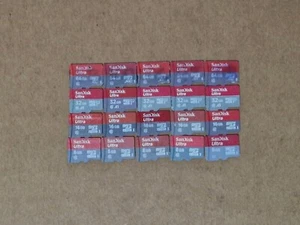 20 x 64GB 32GB 16GB 8GB Ultra Micro SD Memory Cards Bulk Job Lot - Zdjęcie 1 z 1
