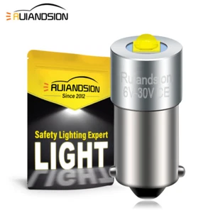 BA9S LED Bulb Car Interior Light Q65B License Plate Light 6-30V White/Warm White - Foto 1 di 12