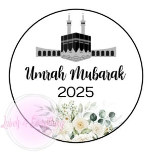 Umrah Mubarak Blessed Generous Month Sweet Cone Stickers Hamper - Picture 1 of 1