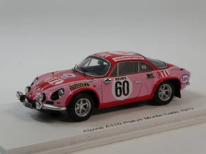 Spark Alpine A110 #60 Moss Carlsson Crellin Rally Monte Carlo 1972 1/43 S6109 - Foto 1 di 3
