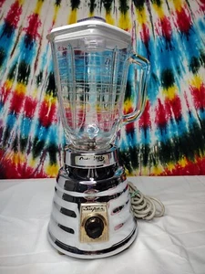 Frullatore Oster Oster alveare cromato vintage anni '60 modello super deluxe 442-EUC - Foto 1 di 24