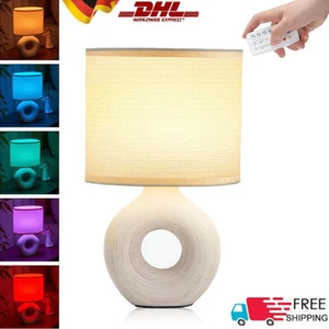 LED Tischlampe RGB Touch Dimmbar Mit Akku Tischleuchte Innen Aussen Beleuchtung - Bild 1 von 14