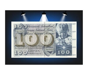 100 francos SUISSE 1970 P.49l en muy buen estado - Imagen 1 de 2