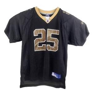 NFL Team Apparel Youth Football Sz XL 18-20 Reggie Bush New Orleans Saints Black - Picture 1 of 18