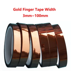 Long 33M Polyimide High Temperature Heat Resistant Tape for Gold Finger Protect - Picture 1 of 12