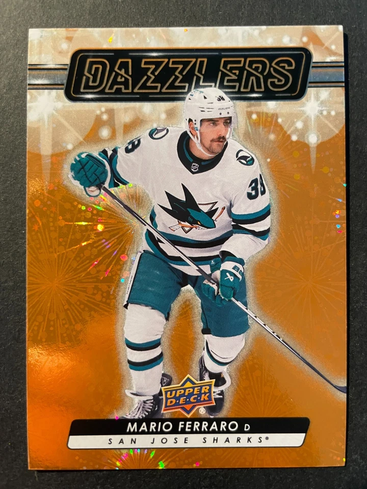 Mario FERRARO 2023-24 Upper Deck Series 1 Dazzlers Orange #DZ-24 - Image 1 of 2