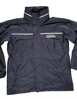 Новый с Ярлыками Rockport куртка мужская Sz S/M черный XCS Hydrosports водонепроницаемый дождя оболочка Moto - Изображение 1 из 4