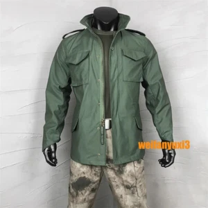 NEW STOCK M65 Field Jacket Military Windbreaker Men Pockets Vintage Casual Coat - Picture 1 of 28