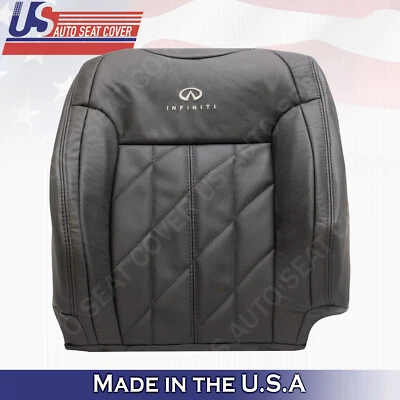 Infinity FX37 FX35 2009 2010 2011 2012 2013 cubierta delantera de cuero negra Foto 1 de 4