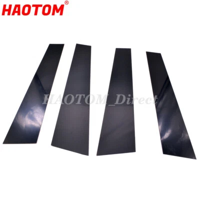 Black Pillar Posts Covers GLOSSY 4PCS Door Trim For Buick Envision 2016-2020 US — 第 1/4 张图片